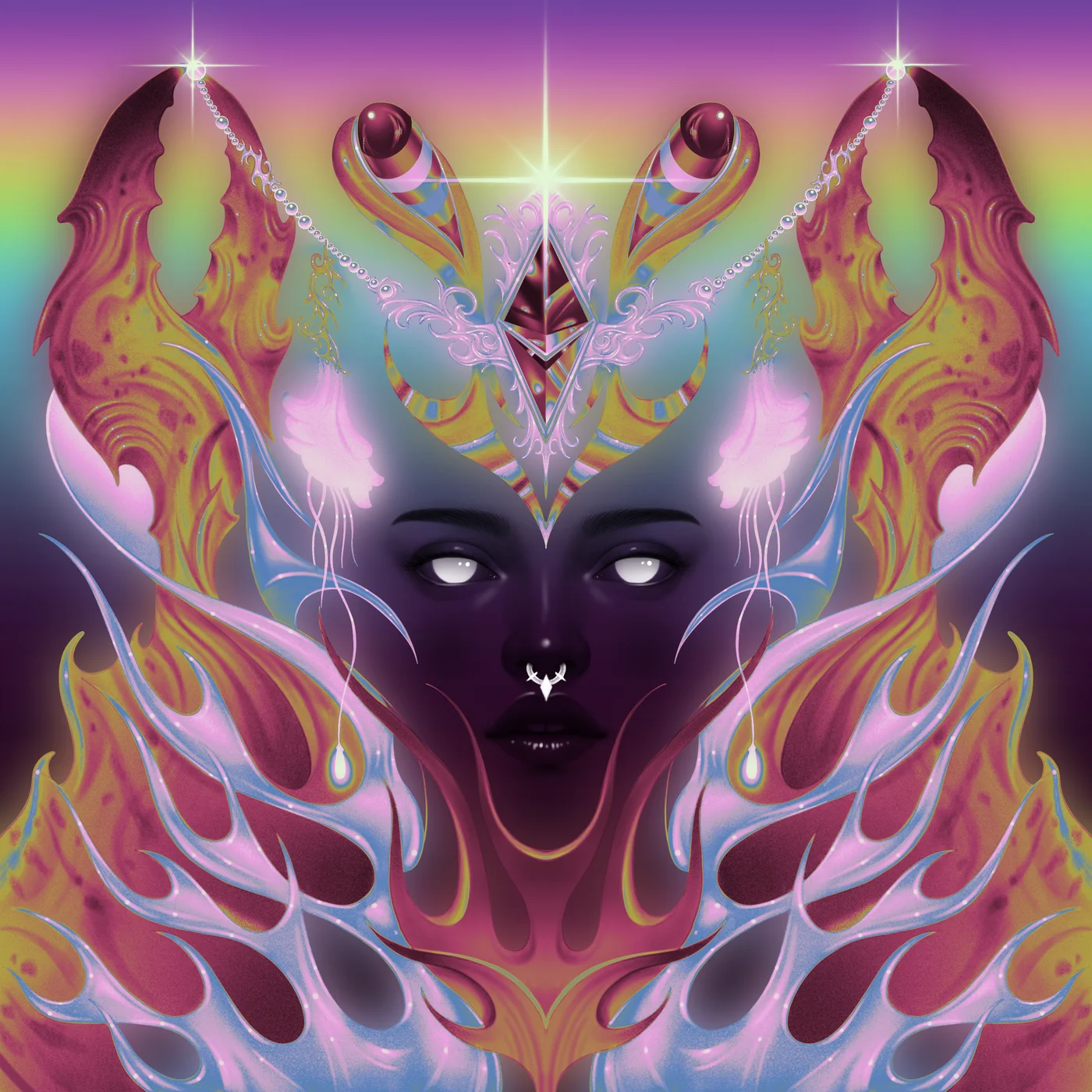 Amparuche #345 — Diamante Ethereum & Llamas Astrales